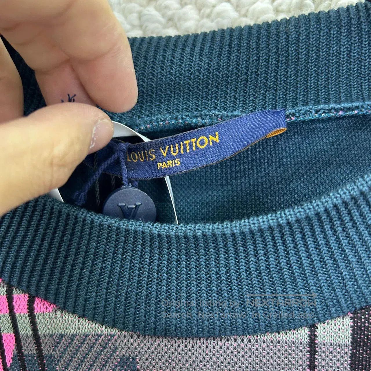 Louis Vuitton lv pink printed sweatshirt size m. Size M / US 6-8 / IT 42-44 - 3 Thumbnail