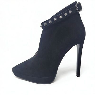 Other Platform Ankle Boots Studded Stiletto Heel Pointed Toe Sz Size US 6.5 / IT 36.5 - 4 Thumbnail