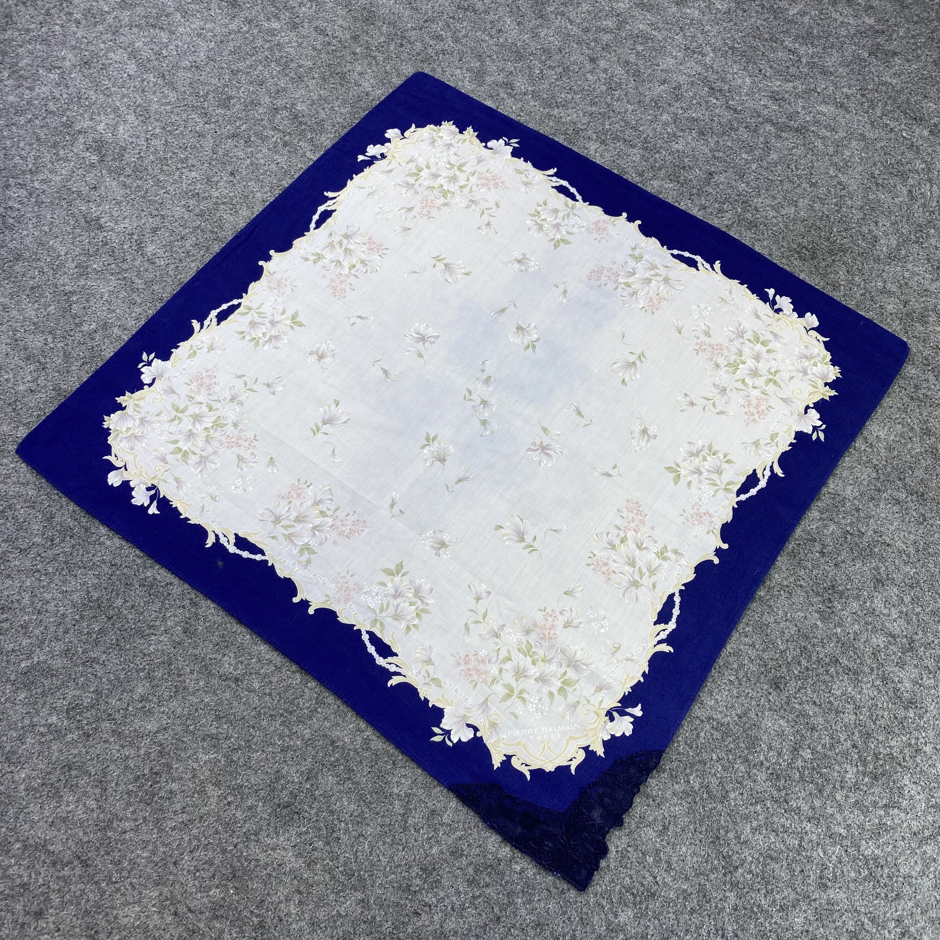 Pierre Balmain × Vintage Pierre Balmain Handkerchief / Bandana / Neckerchief-B1528 Size ONE SIZE - 4 Thumbnail