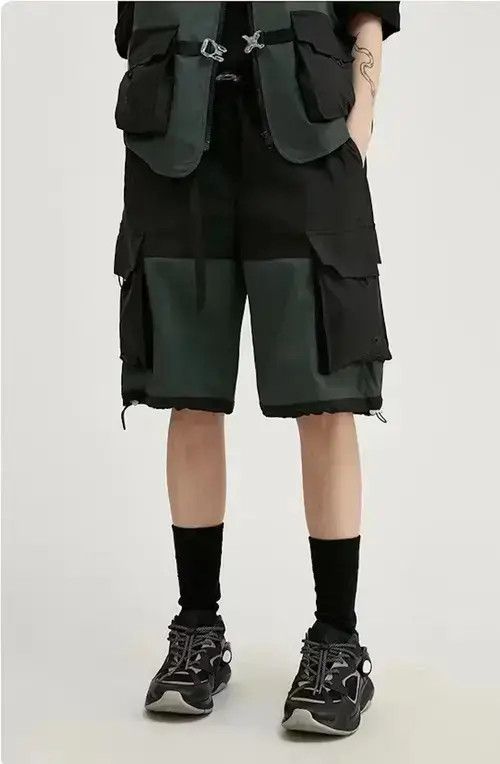 Other 20SS Indigo Union Black Outdoor Two Tone Shorts Size US 32 / EU 48 - 3 Thumbnail