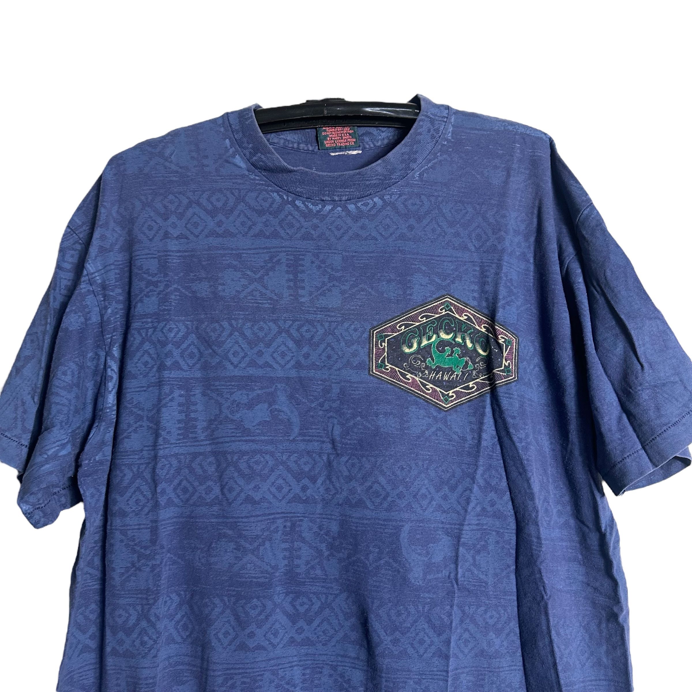 Hypebeast 🔥RARE🔥Vintage Gecko Hawaii All Print T-shirt Single Stich Size US XL / EU 56 / 4 - 2 Thumbnail