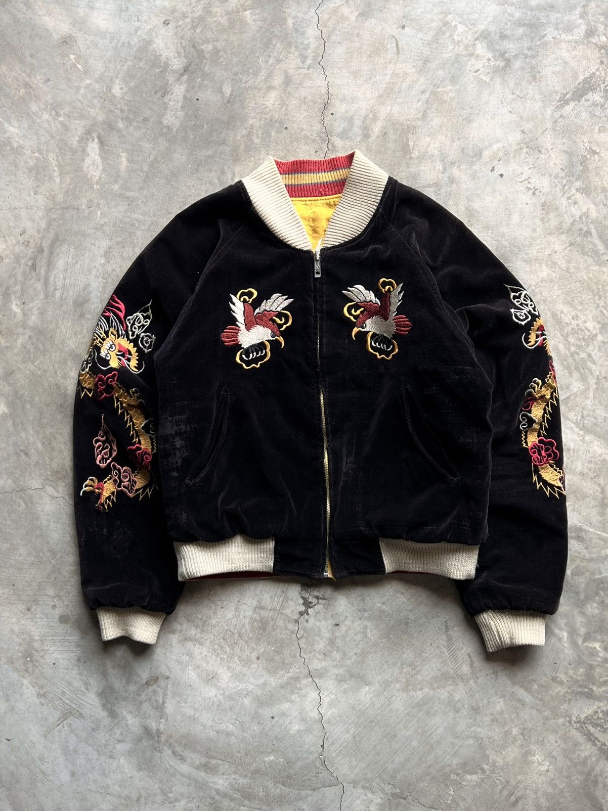 Vintage Rare Vintage 80s Sukajan Souvenir Jacket Size US XS / EU 42 / 0 - 3 Thumbnail