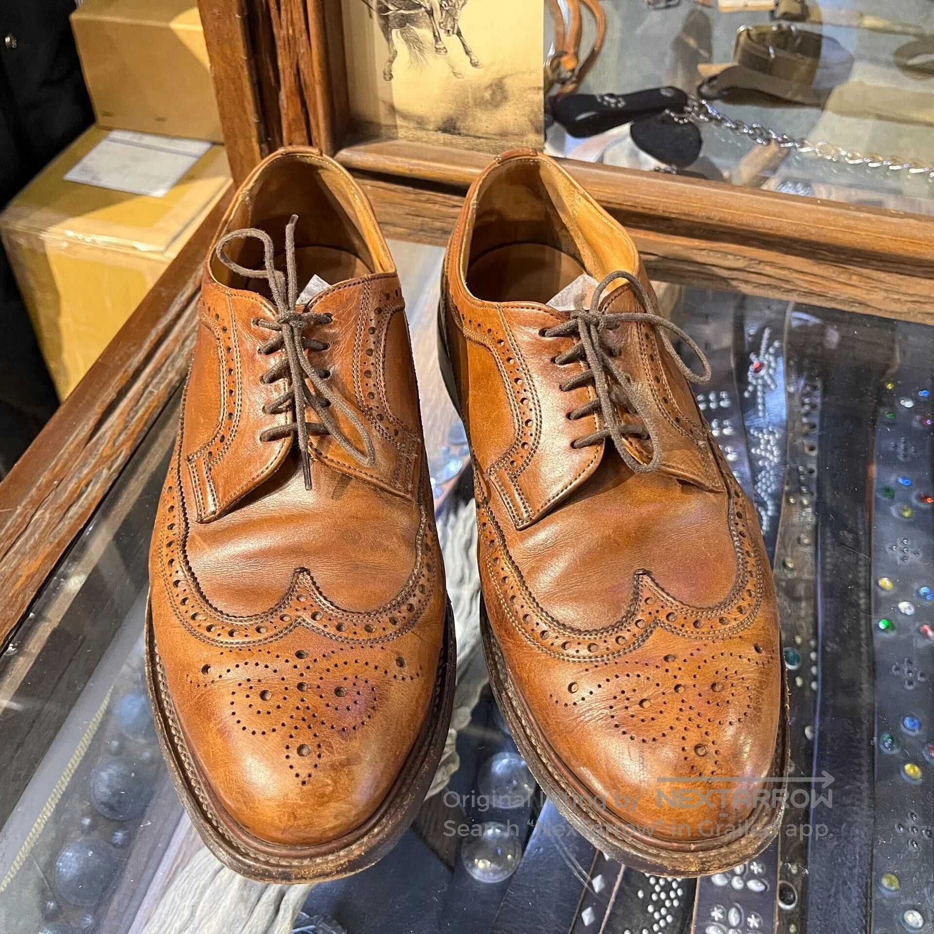 RRL Ralph Lauren RRL Brogue Leather Shoes Size 9.5. Size US 9.5 / EU 42-43 - 2 Thumbnail