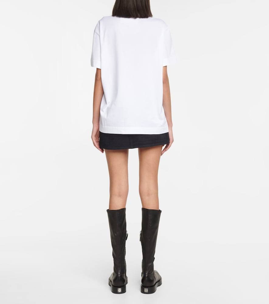 Chito × Givenchy White Graffiti Dog Oversized T-shirt Size US L / EU 52-54 / 3 - 5 Thumbnail