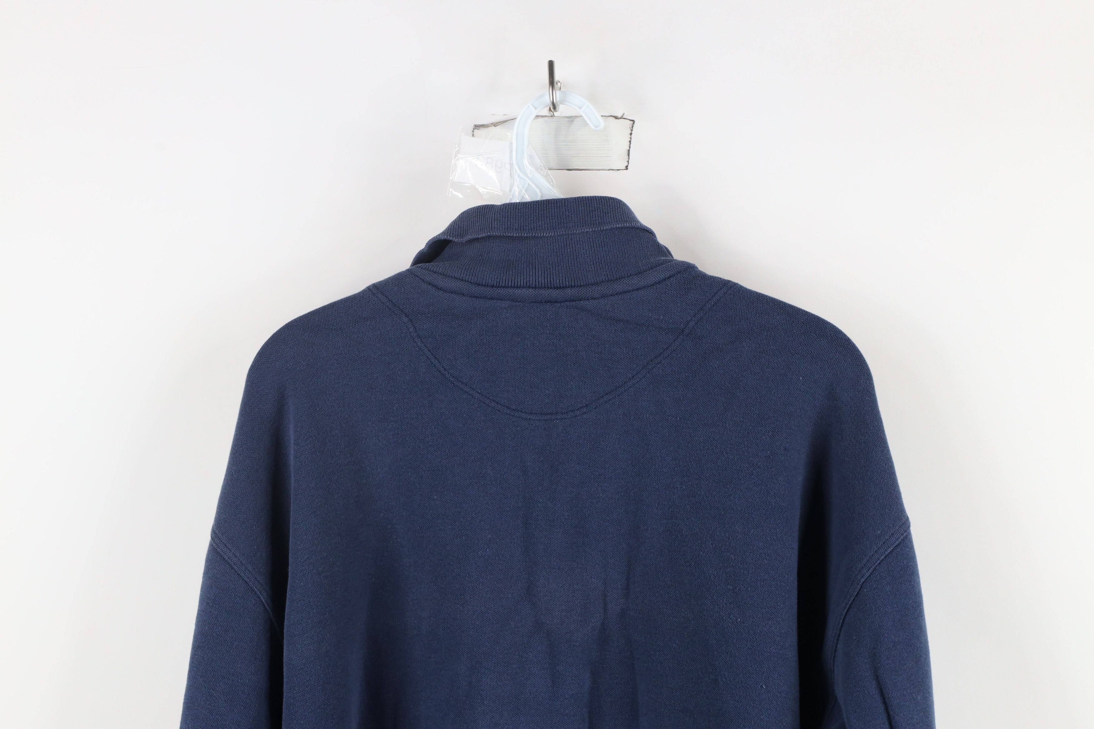 Vintage Vintage 90s Streetwear Long Sleeve Rugby Polo Shirt Blue Size US M / EU 48-50 / 2 - 11 Thumbnail