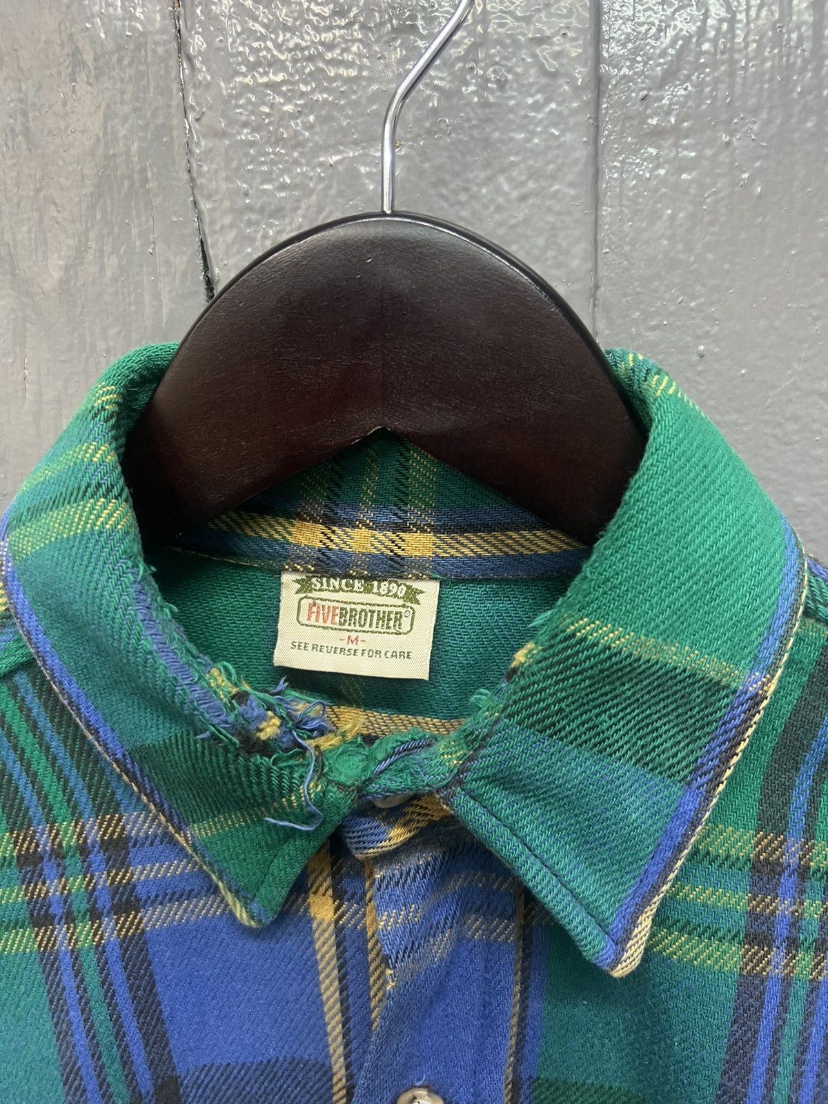 FiveBrother × Flannel × Vintage Vintage Five Brother Flannel Size US M / EU 48-50 / 2 - 5 Thumbnail