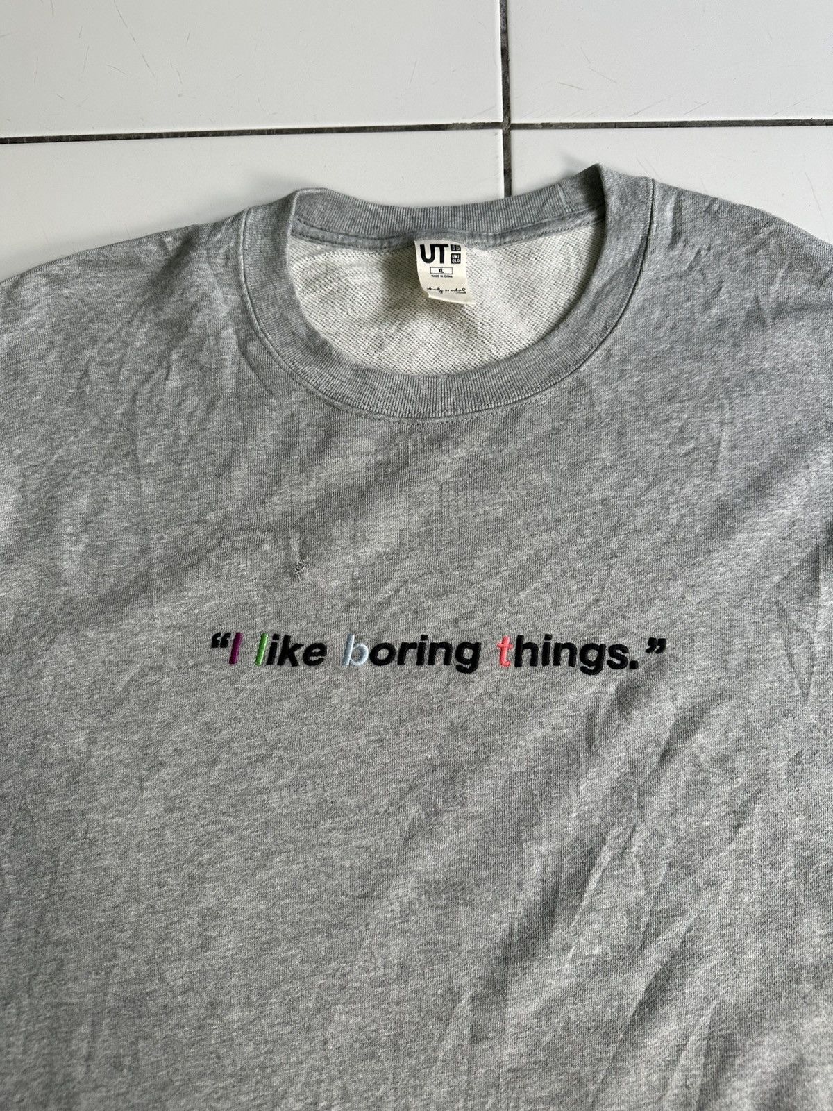 Andy Warhol × Uniqlo Uniqlo by andy warhol i like boring thing Crewneck Size US XL / EU 56 / 4 - 4 Thumbnail