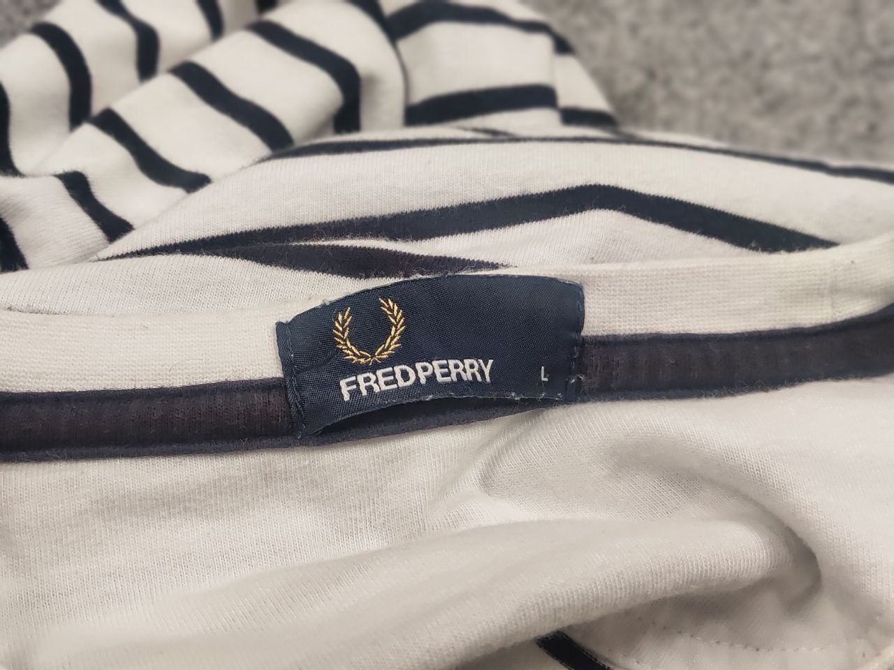 Fred Perry Fred Perry Classic Long sleeve Striped Logo Vintage Style Size US L / EU 52-54 / 3 - 12 Thumbnail