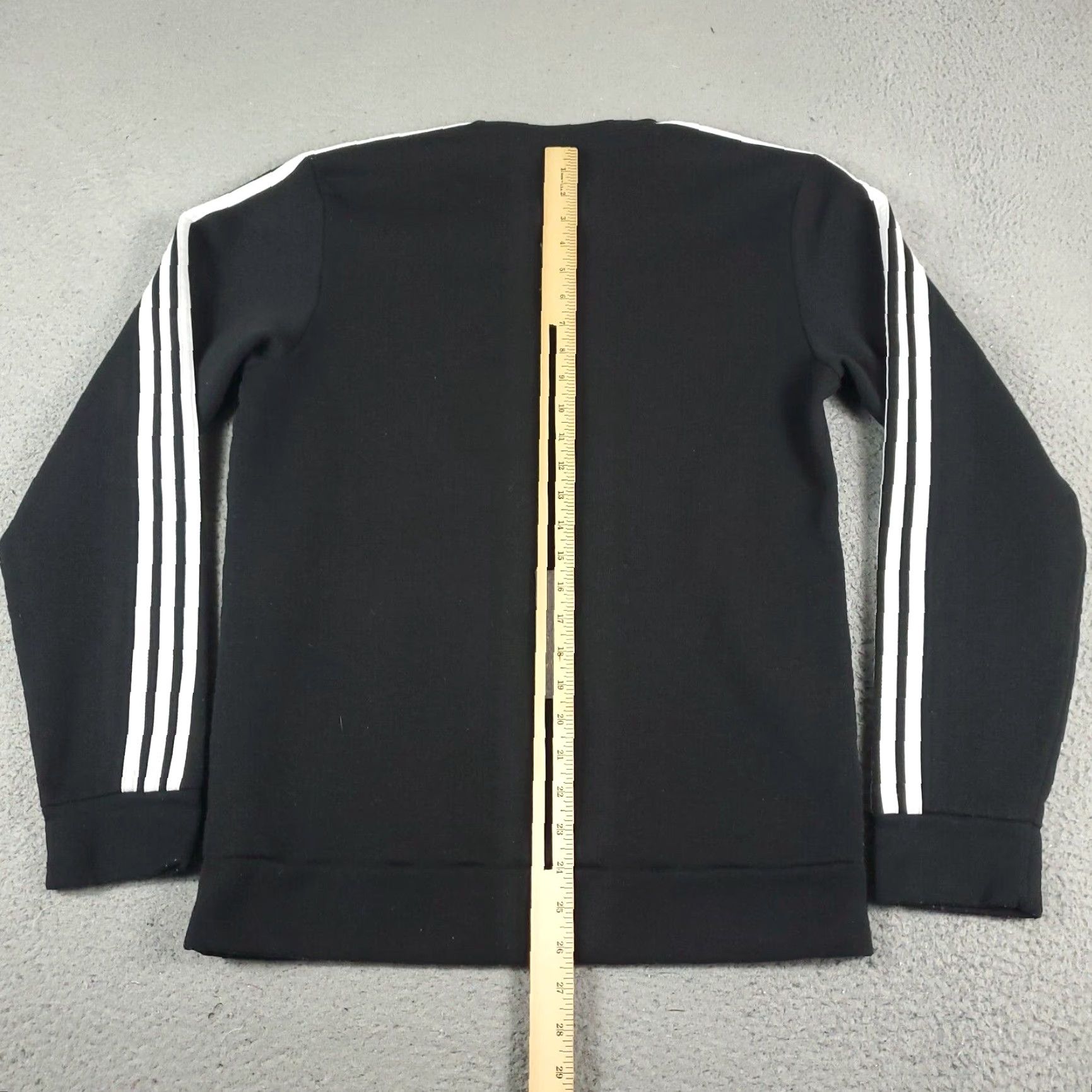 Adidas Adidas Mens Medium Black Crew Neck Cotton Blend Pullover Sweater Size US M / EU 48-50 / 2 - 5 Thumbnail