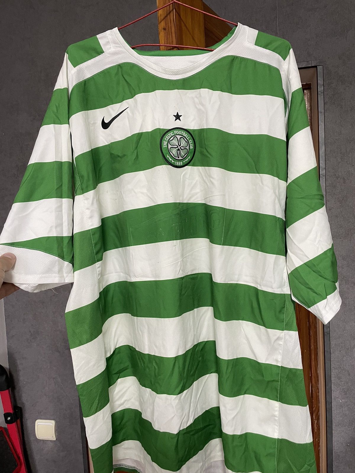 Nike Celtic Vintage Soccer Jersey Blockcore Y2K Size US XXL / EU 58 / 5 - 1 Thumbnail