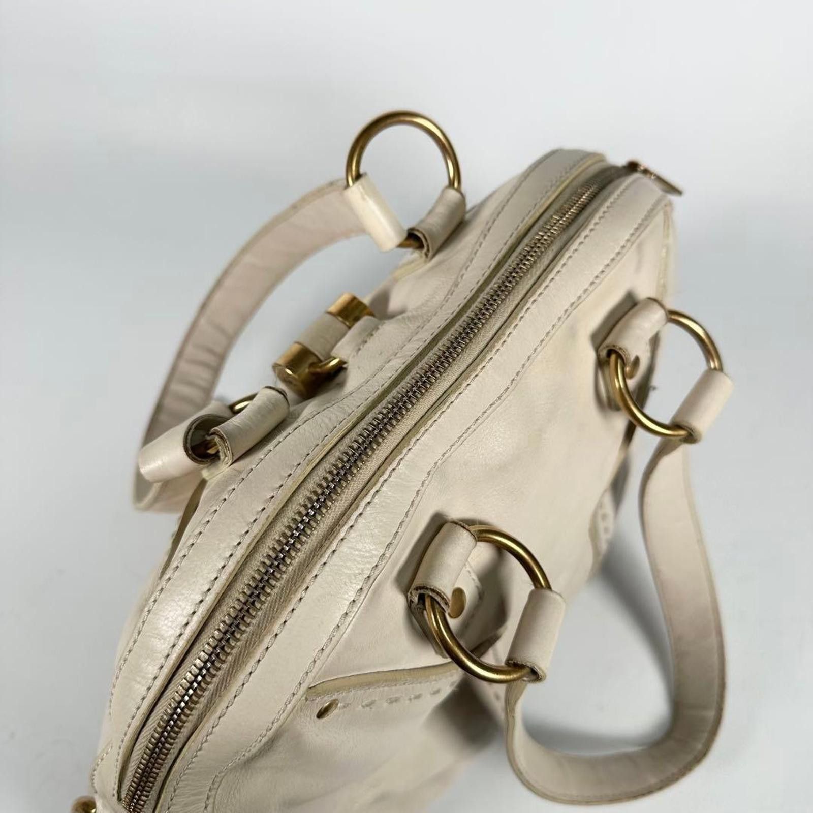 Saint Laurent Paris Saint Laurent - White Leather Shoulder Bag Size ONE SIZE - 8 Thumbnail