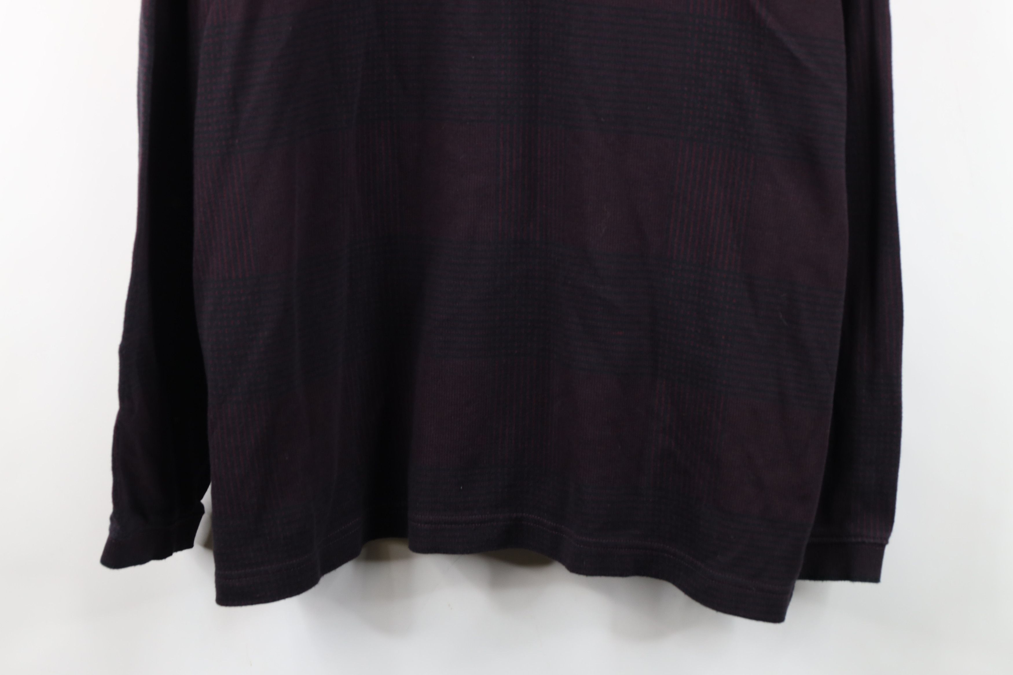 Vintage Vintage Streetwear Long Sleeve Collared Rugby Polo Plaid Size US XL / EU 56 / 4 - 3 Thumbnail