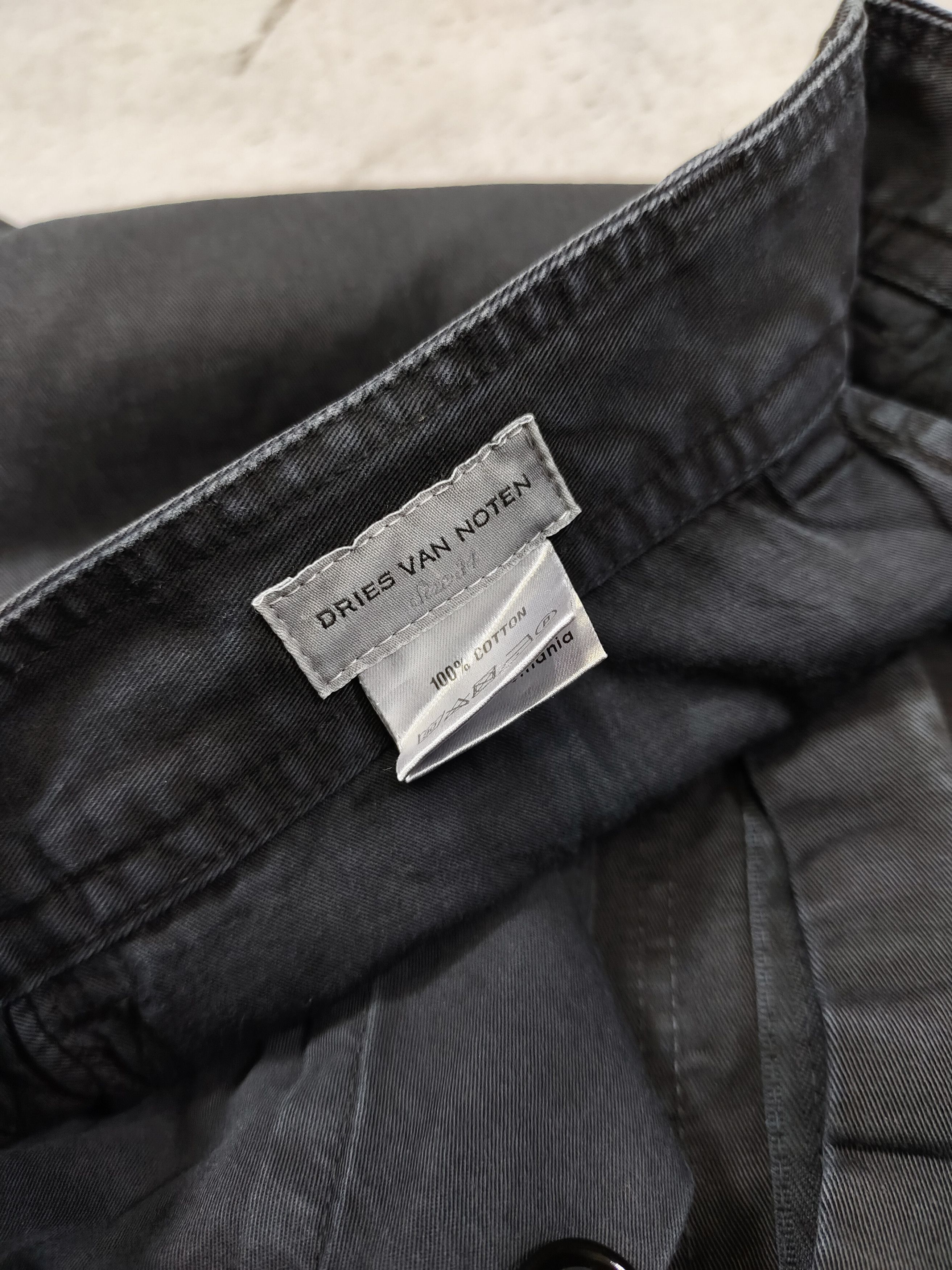 Dries Van Noten 2000s Dries Van Noten- Artisan Belgian Cropped Trousers Size 28" / US 6 / IT 42 - 9 Thumbnail