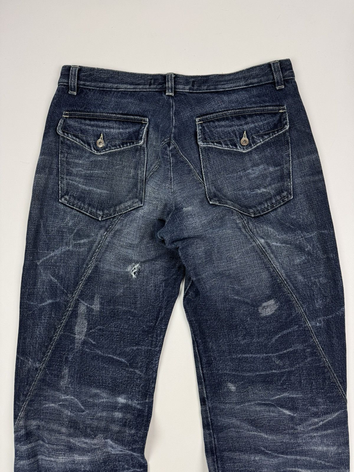 Versace Jeans Couture Distressed Versace Jeans Couture Washed Denim Jeans Size US 33 - 16 Thumbnail