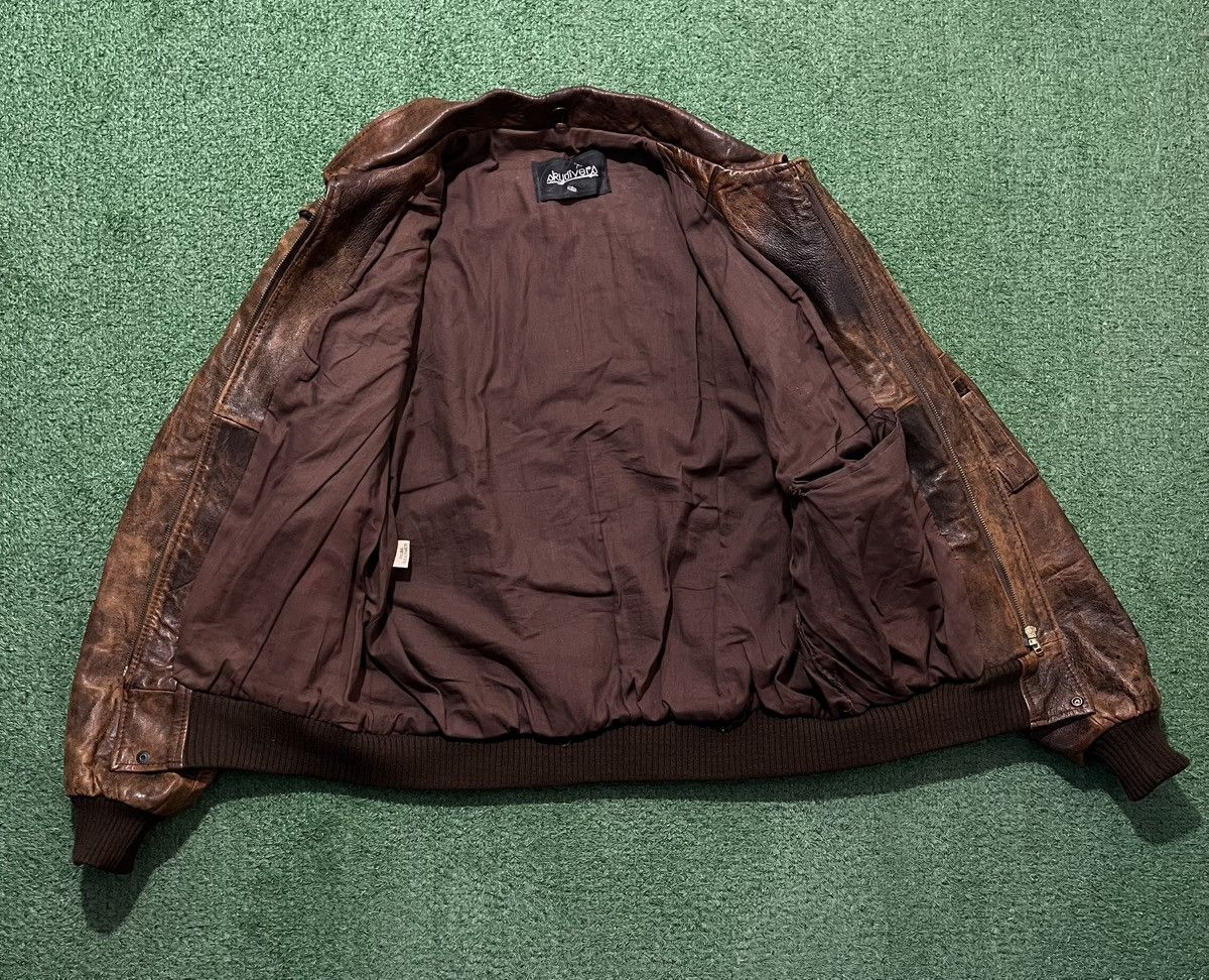 Genuine Leather × Vintage Real Leather Jacket Vintage 90s Size US M / EU 48-50 / 2 - 3 Thumbnail