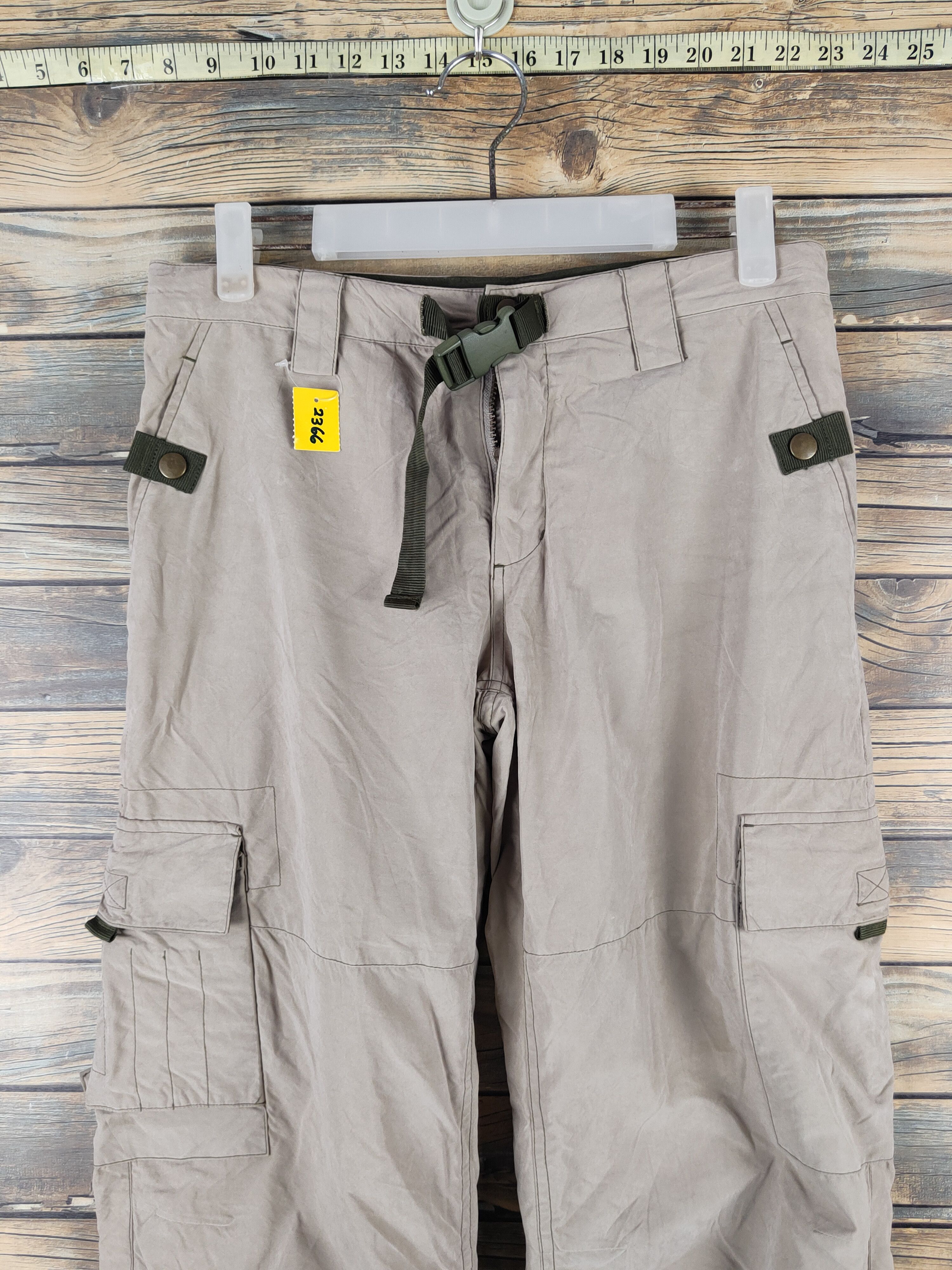 Other DL C-Love Beige Multipocket Cargo Pants #2366 Size US 28 / EU 44 - 2 Thumbnail
