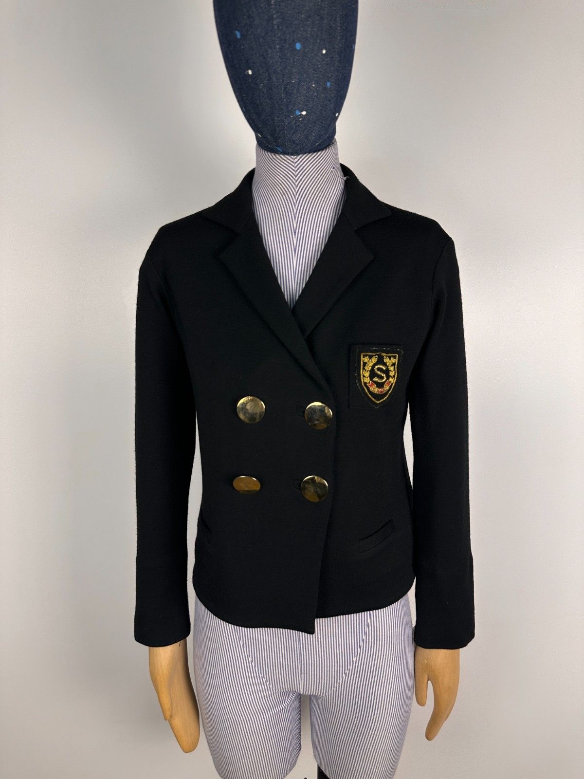Sonia Rykiel Wool Double-breasted Cardigan Blazer Size 38