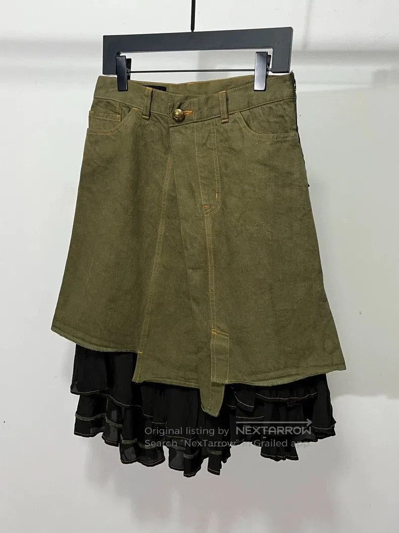Comme des Garcons Comme des Garcons Deconstructed Denim Skirt . Size US 30 / EU 46 - 1 Thumbnail