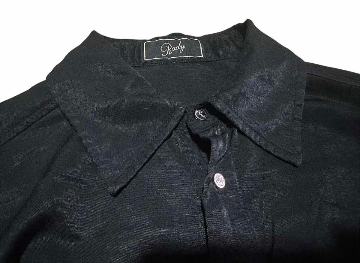Hysteric Glamour × If Six Was Nine × Le Grande Bleu (L.G.B.) 🔥Japanese Y2K Rady Shirt Black Sheer Goth Punk Size US XL / EU 56 / 4 - 5 Thumbnail