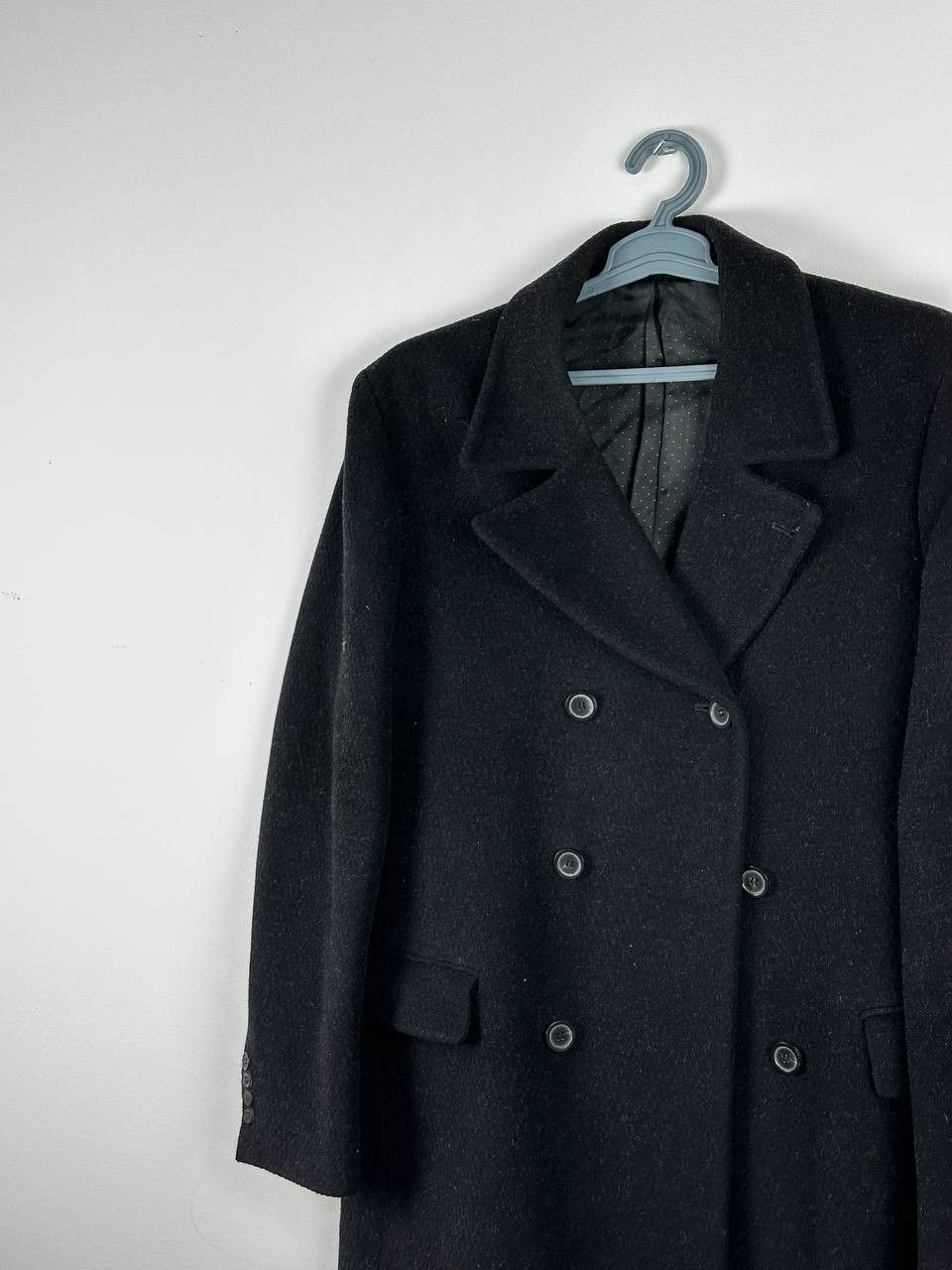Givenchy GIVENCHY Mohair Double Breasted WOOL LONG Black COAT Size L Size US L / EU 52-54 / 3 - 3 Thumbnail