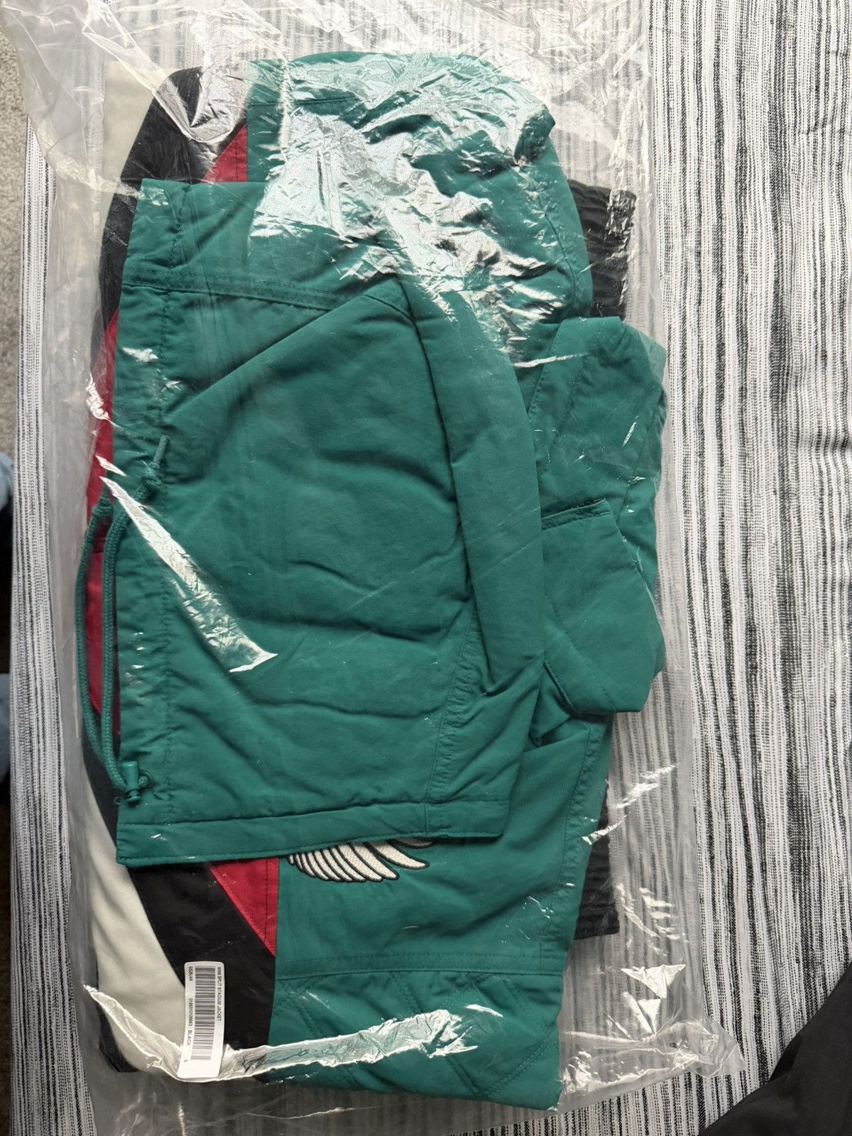Maison Margiela × Supreme Supreme x MM6 Split Stadium Jacket | Grailed