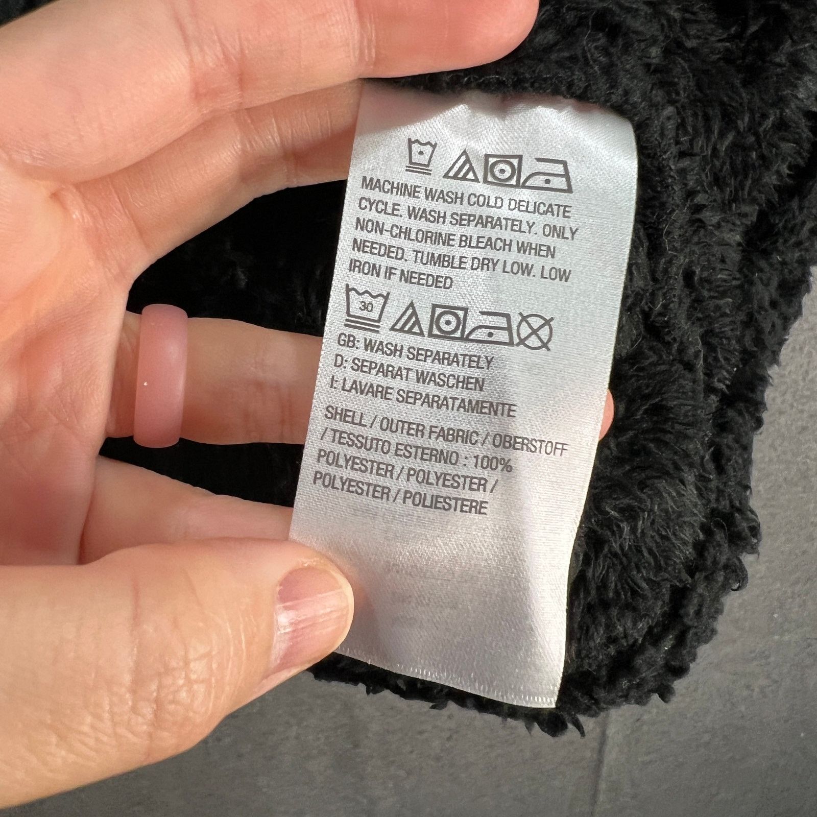 Other Zuda Sherpa Half-Zip Jacket Black Size Large Size L / US 10 / IT 46 - 9 Thumbnail