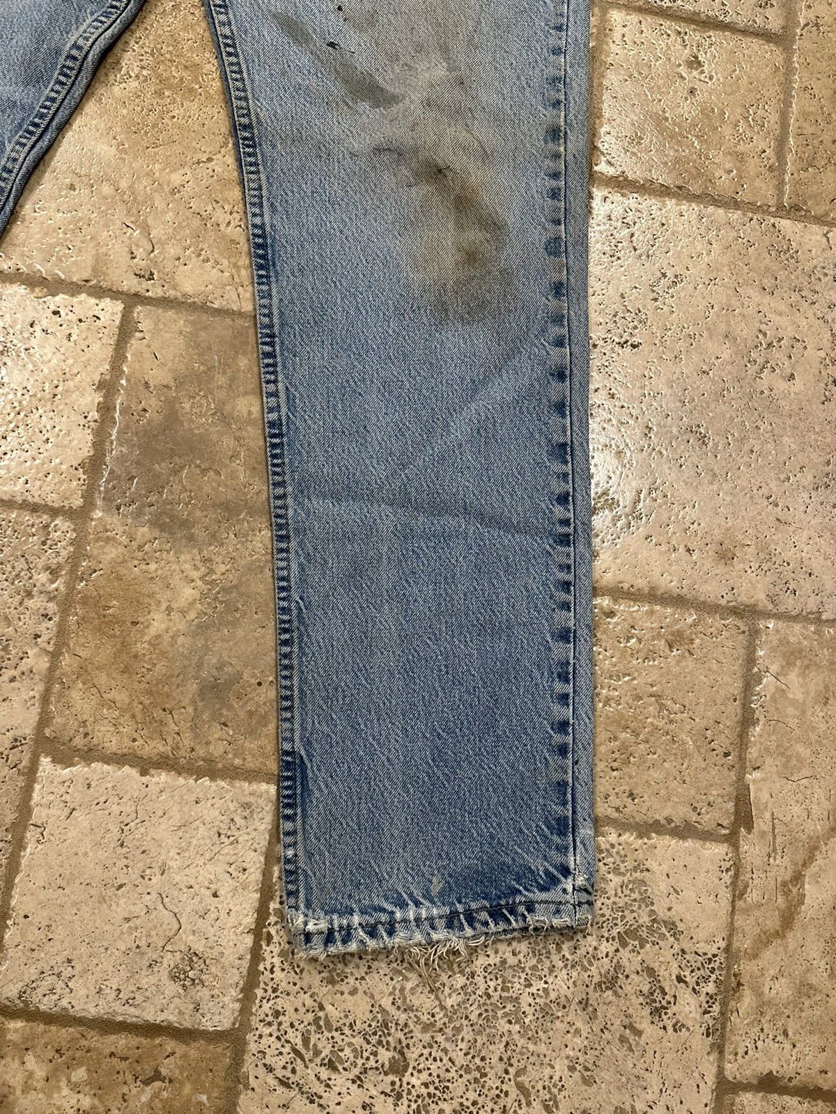 Carhartt Vintage Carhartt Thrashed / Distressed Blue Denim Jeans Size US 36 / EU 52 - 4 Thumbnail