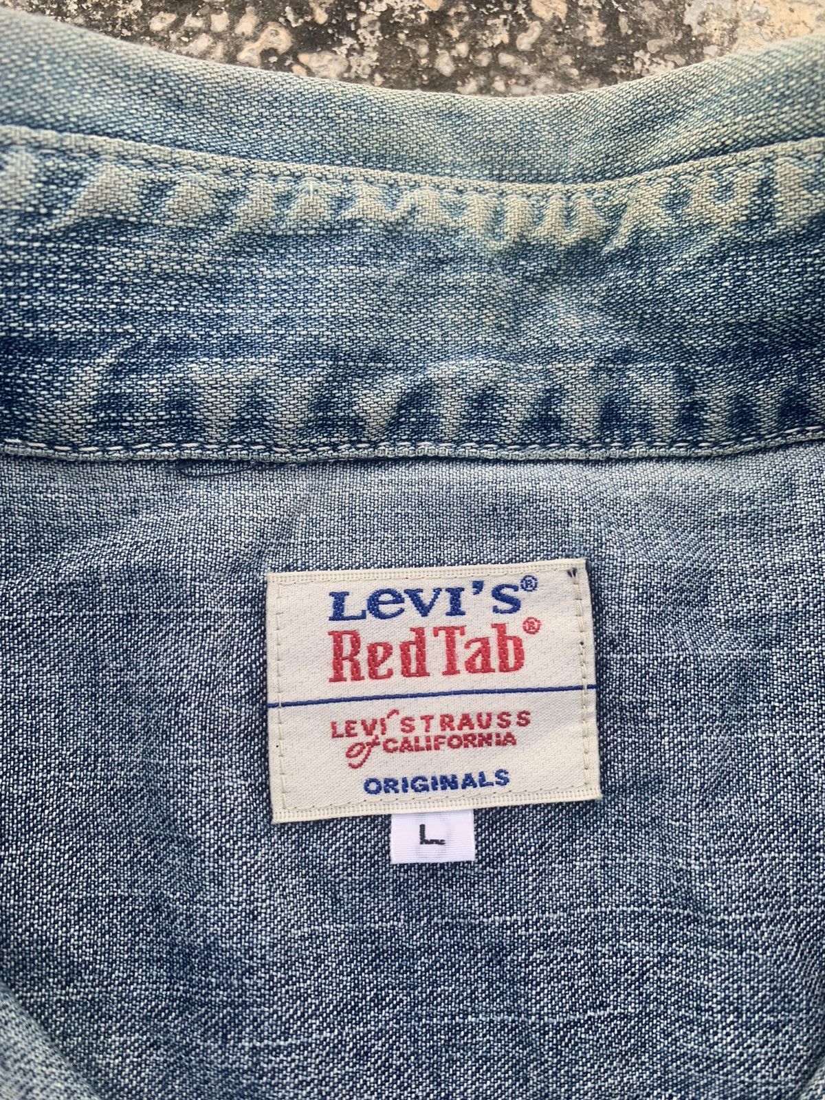 Levi's × Vintage LEVI’S Red Tab Denim Shirt Size US L / EU 52-54 / 3 - 7 Thumbnail