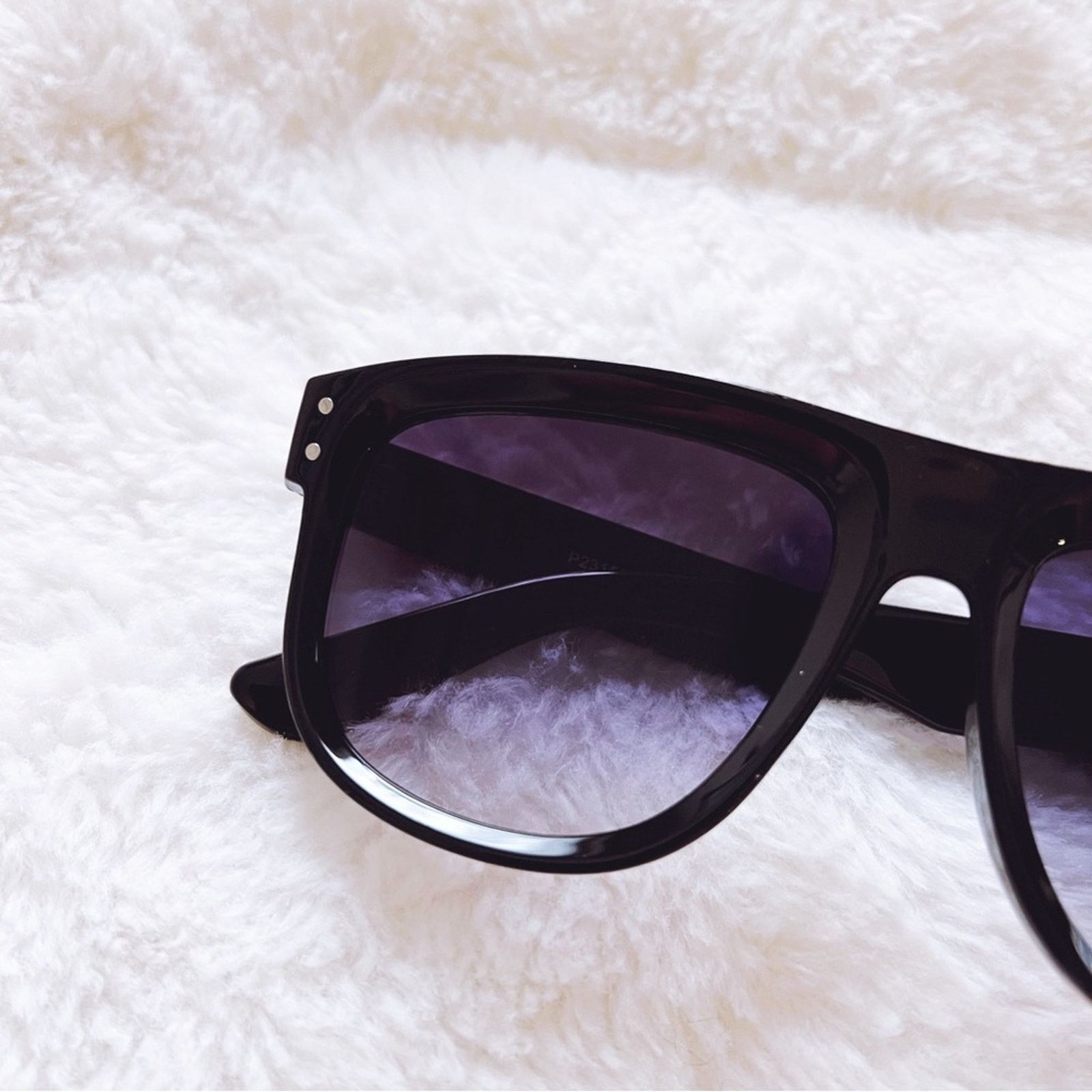 Other Simon Black & Purple Classic Sunglasses Size ONE SIZE - 2 Thumbnail