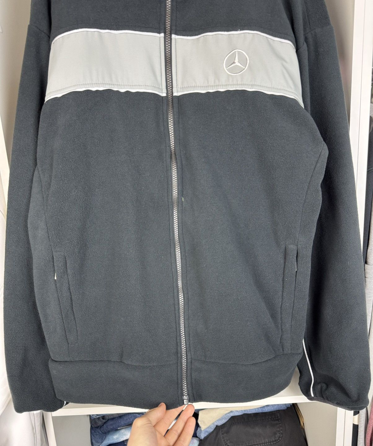 Mercedes-Benz Mercedes-Benz Fleece Jacket Full Zip Men's Size US XL / EU 56 / 4 - 13 Thumbnail
