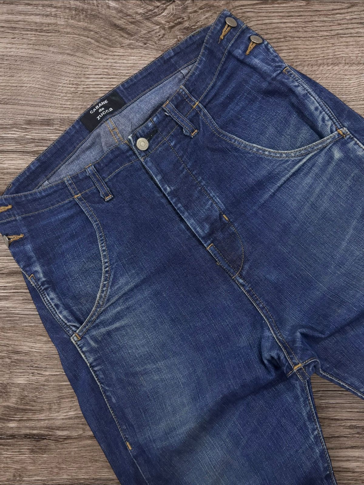 Issey Miyake Vtg Cabane de Zucca by Issey Miyake Jeans Size US 32 / EU 48 - 4 Thumbnail