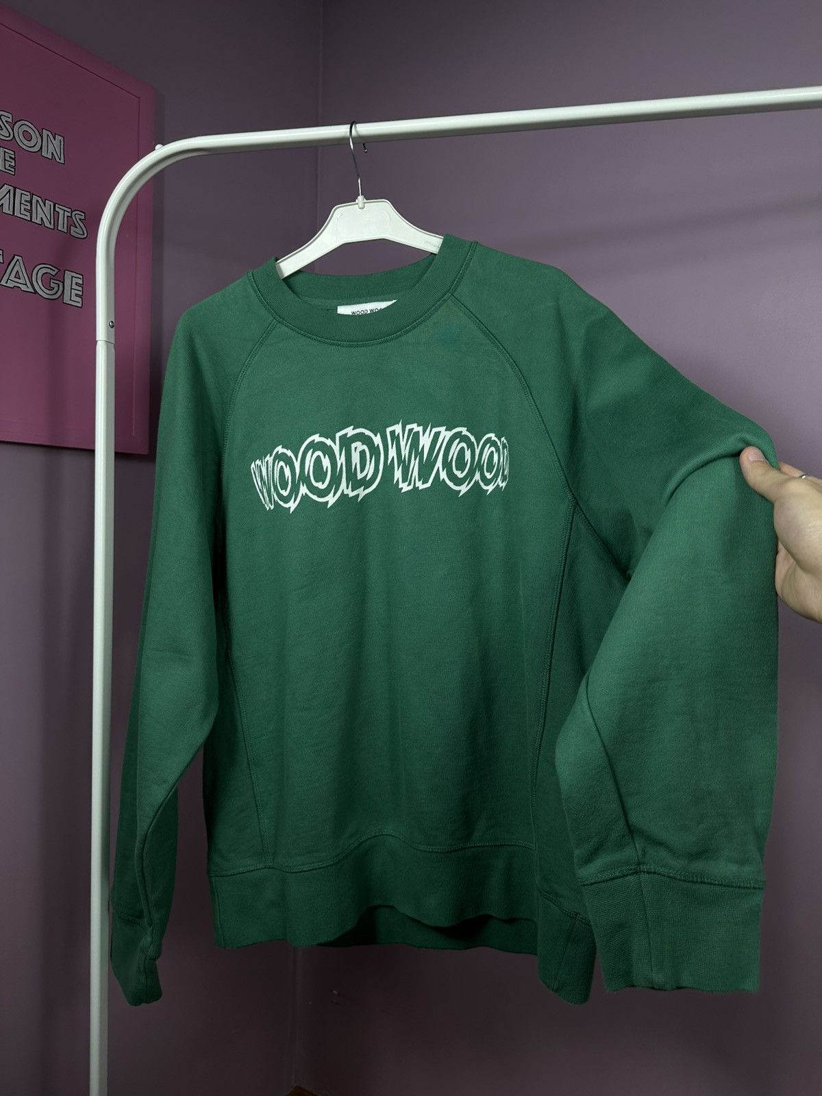 Wood Wood Wood Wood Hester Organic Cotton Sweatshirt Crewneck Logo Size US M / EU 48-50 / 2 - 5 Thumbnail