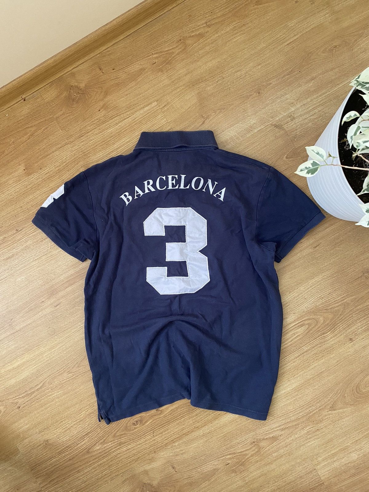 Japanese Brand × Vintage Vintage Polo Ralph Lauren style Barcelona distressed rugby Size US XL / EU 56 / 4 - 5 Thumbnail