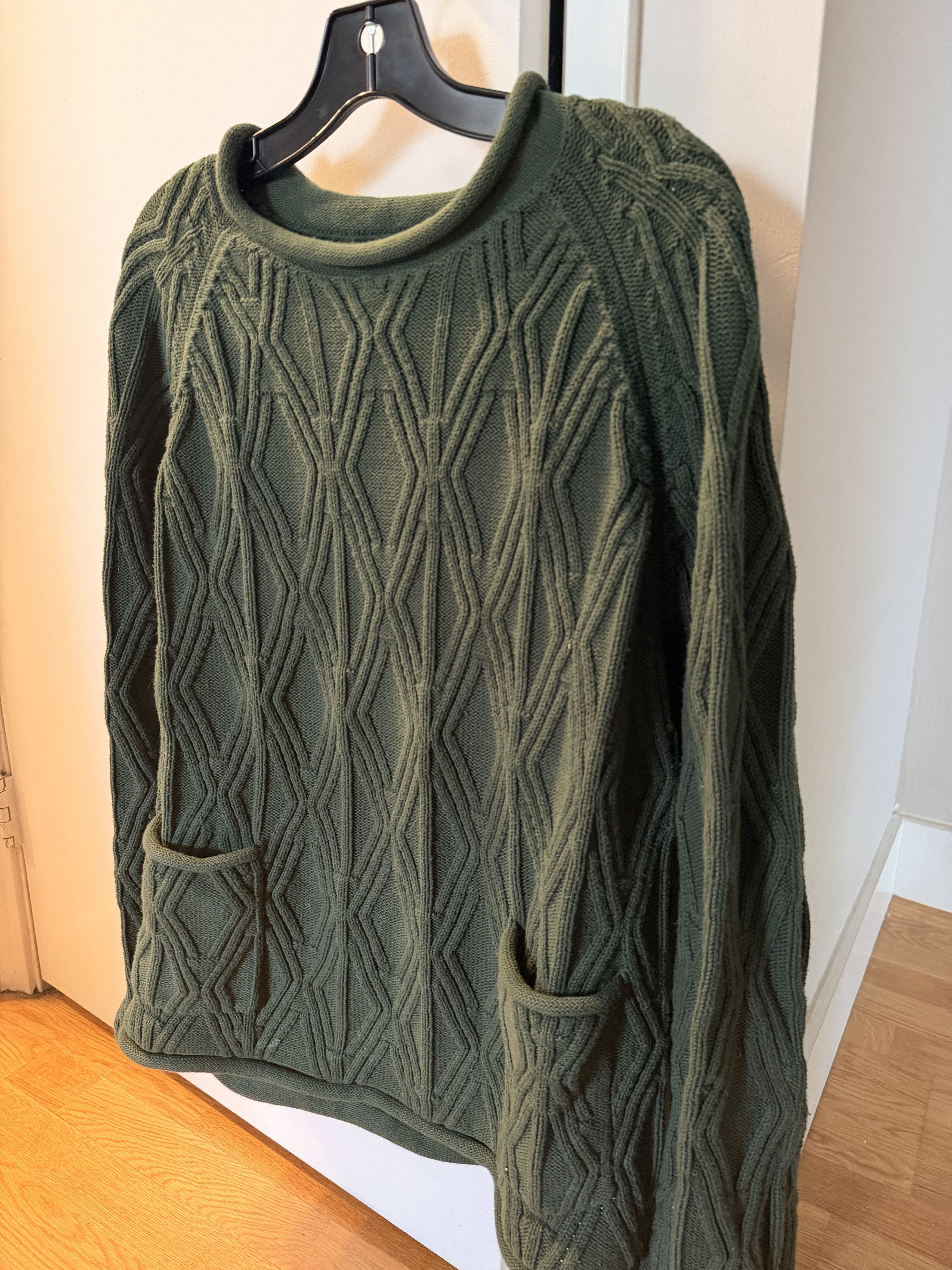 Manresa oysterman knit sweater green