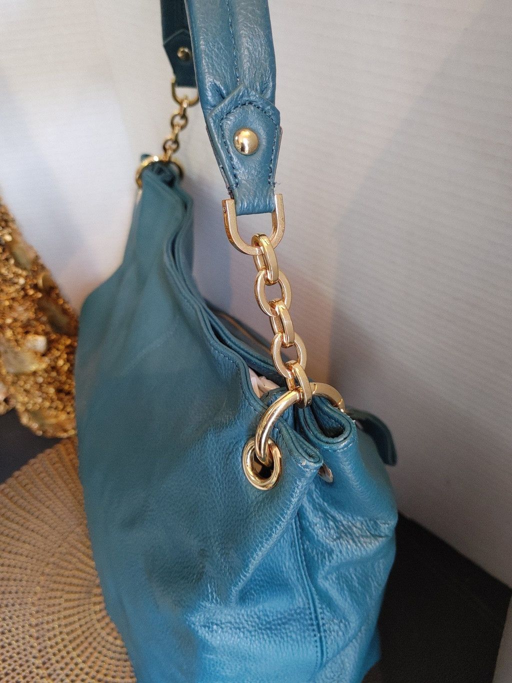 Vera Pelle Cuore & Pelle Sophia Leather Hobo Bag Size ONE SIZE - 3 Thumbnail