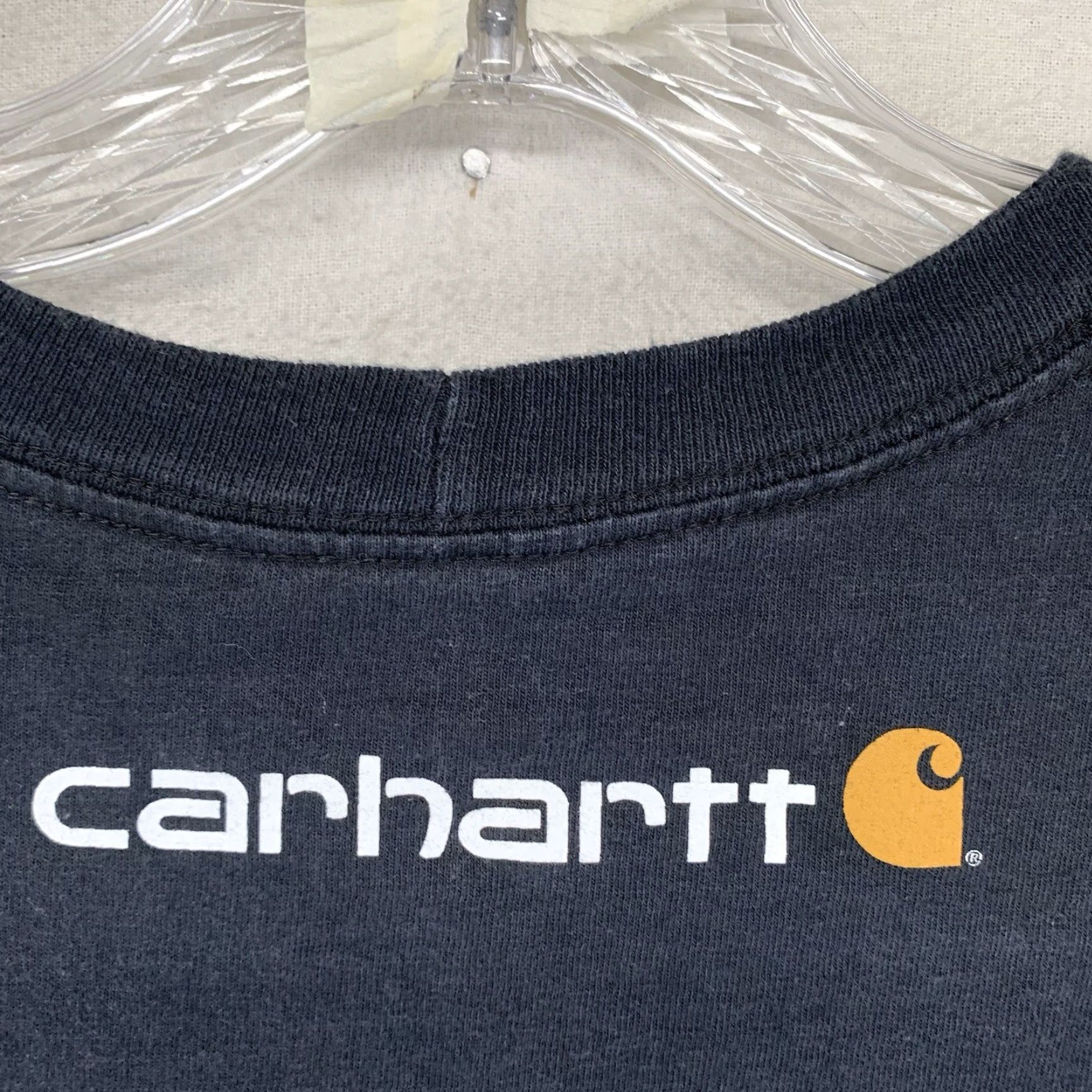 Carhartt Carhartt Mens Black 2XL Short Sleeve T-Shirt Graphic Print Double-Sided USA Logo Crew Neck Regular Fit Size US XXL / EU 58 / 5 - 4 Thumbnail