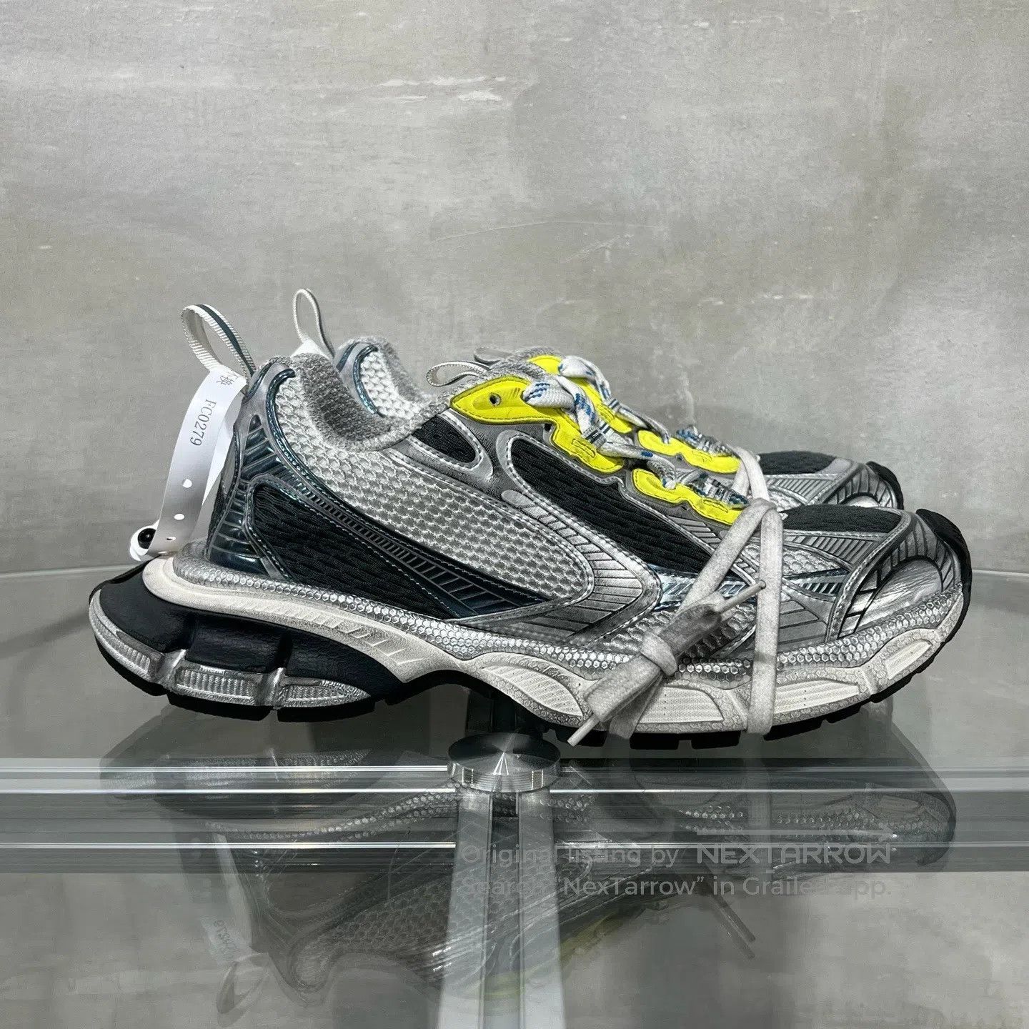 Balenciaga Balenciaga Vintage Dad Shoes in Silver Gray Size US 9 / EU 42 - 4 Thumbnail