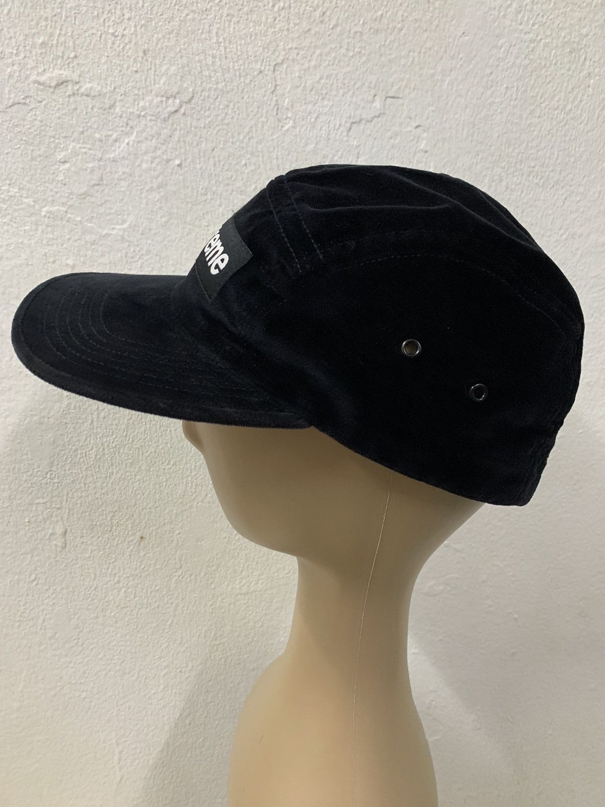 Supreme Supreme Box Logo Velour Suede Hat 5 Panel Size ONE SIZE - 2 Thumbnail
