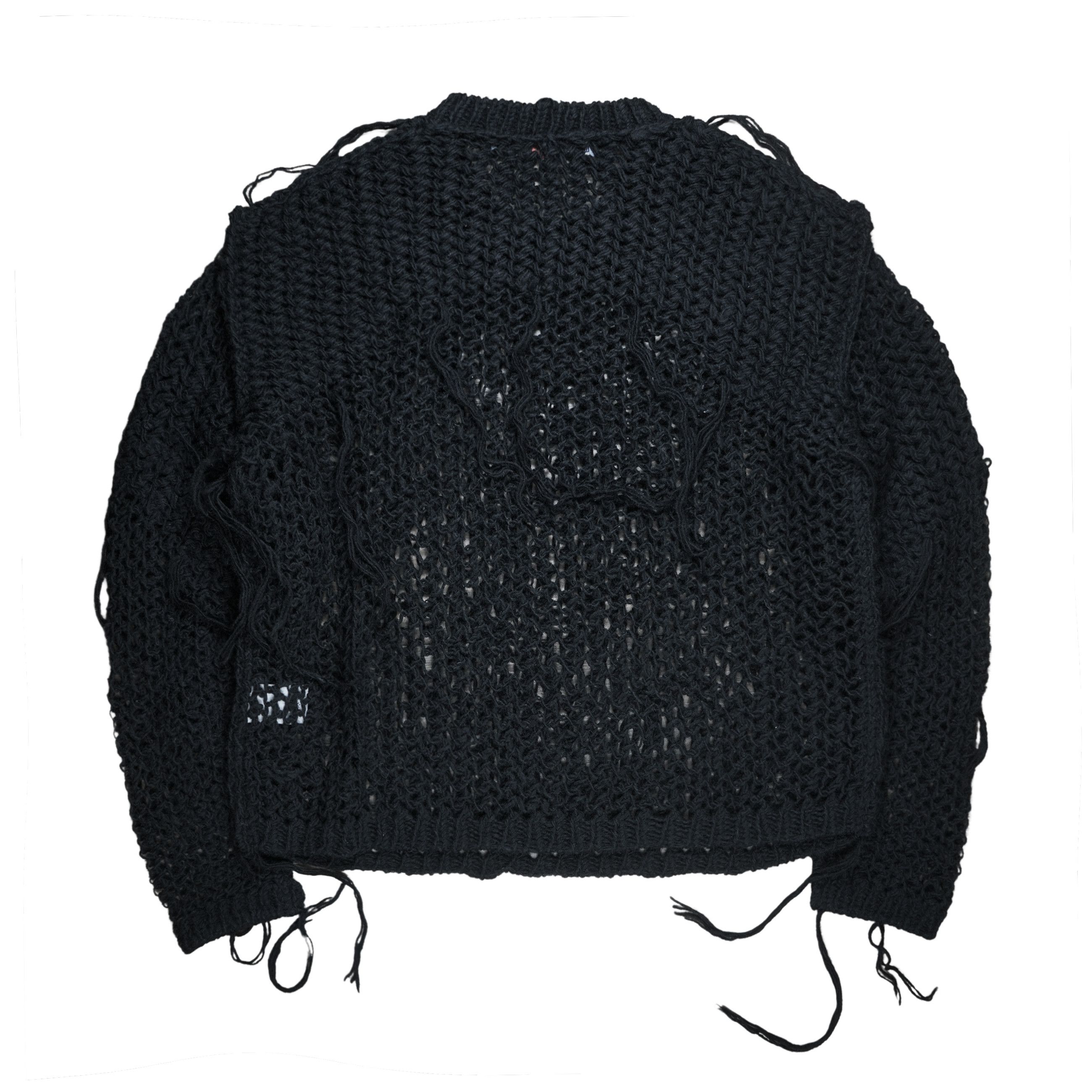 Blackmeans Ono Yukinori Distressed Knit Sweater | Grailed