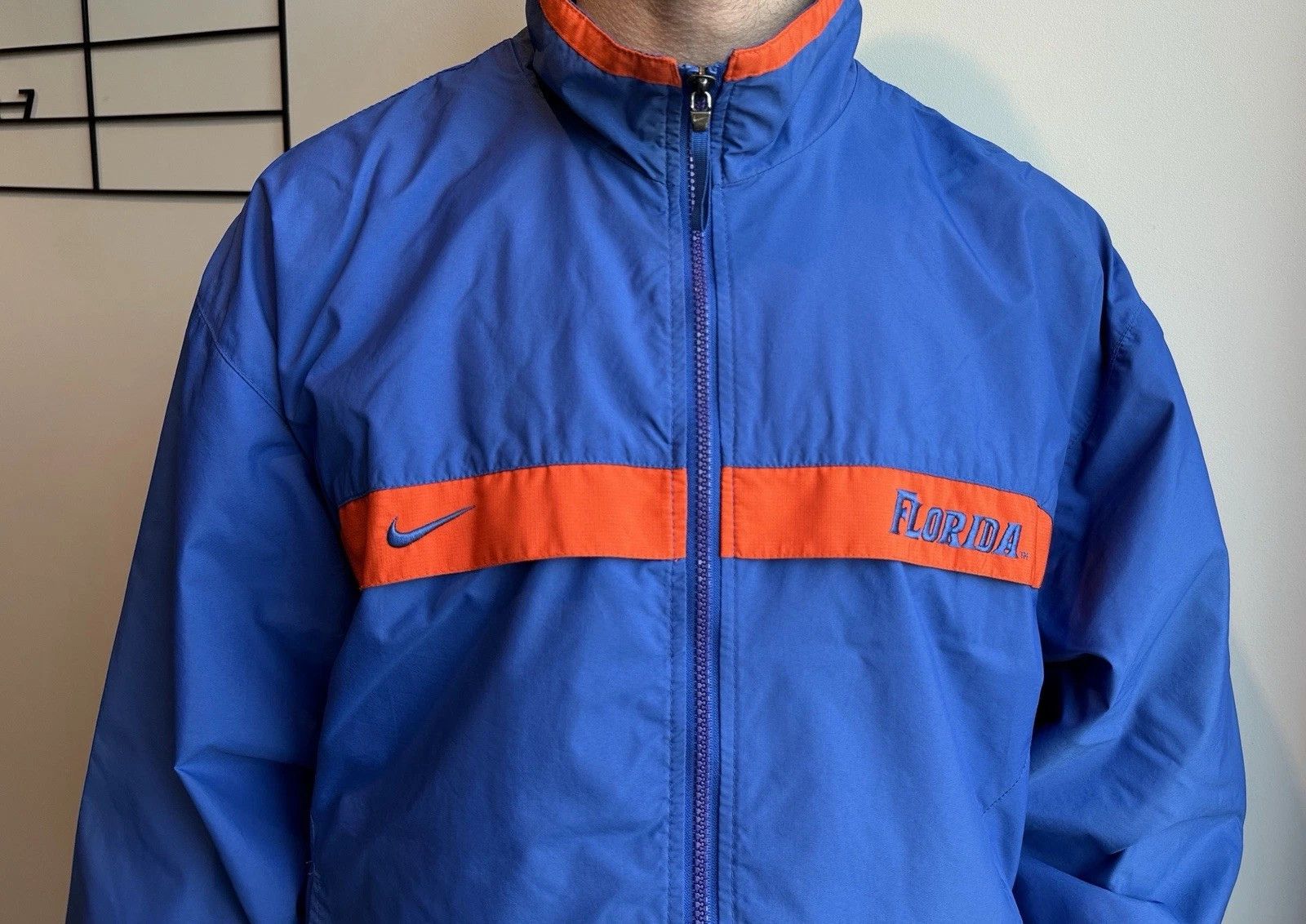 Nike × Vintage VINTAGE Florida Gators Nike Track Nylon Jacket NCAA College Size US L / EU 52-54 / 3 - 5 Thumbnail