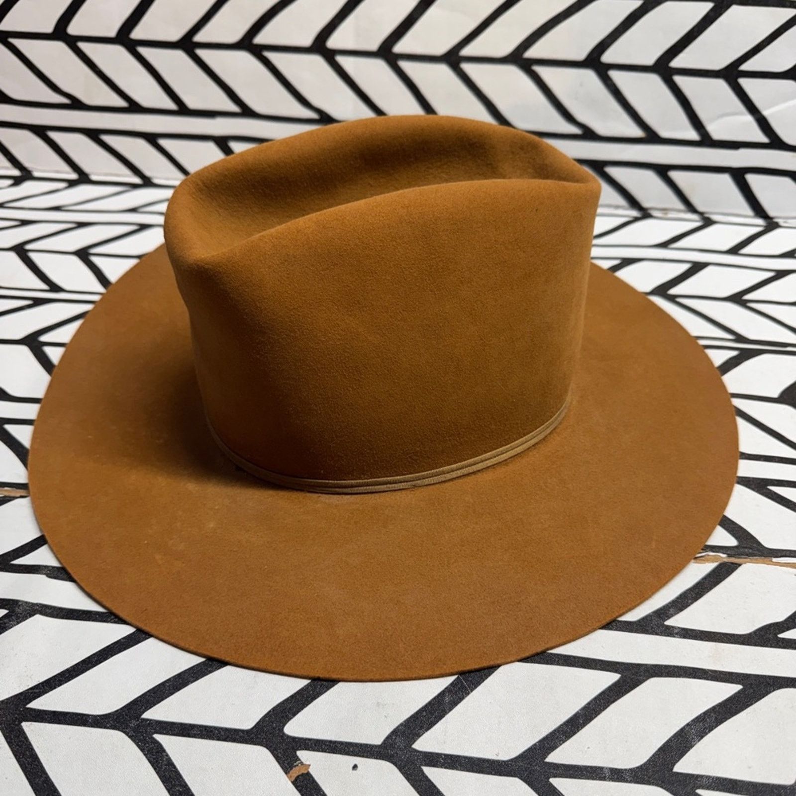 Other Men’s Resistol 3X Beaver Tall Pine Western Hat size 6 7/8 Size ONE SIZE - 3 Thumbnail
