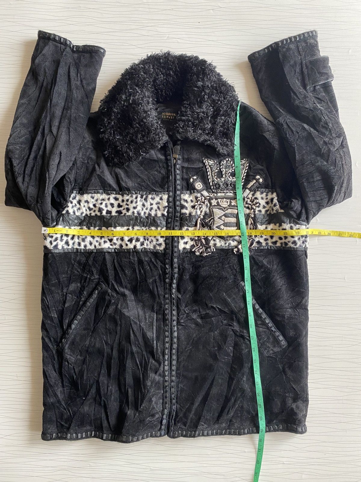 Yoshiyuki Konishi 💵Open Offers💵 RARE Yoshiyuki Konishi velvet Fur Jacket Size US L / EU 52-54 / 3 - 16 Thumbnail