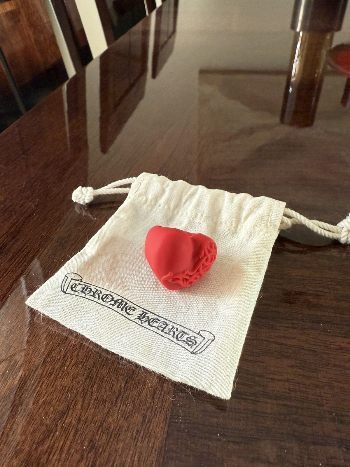 Chrome Hearts Chrome Hearts Silicone Heart Ring Size ONE SIZE - 2 Thumbnail