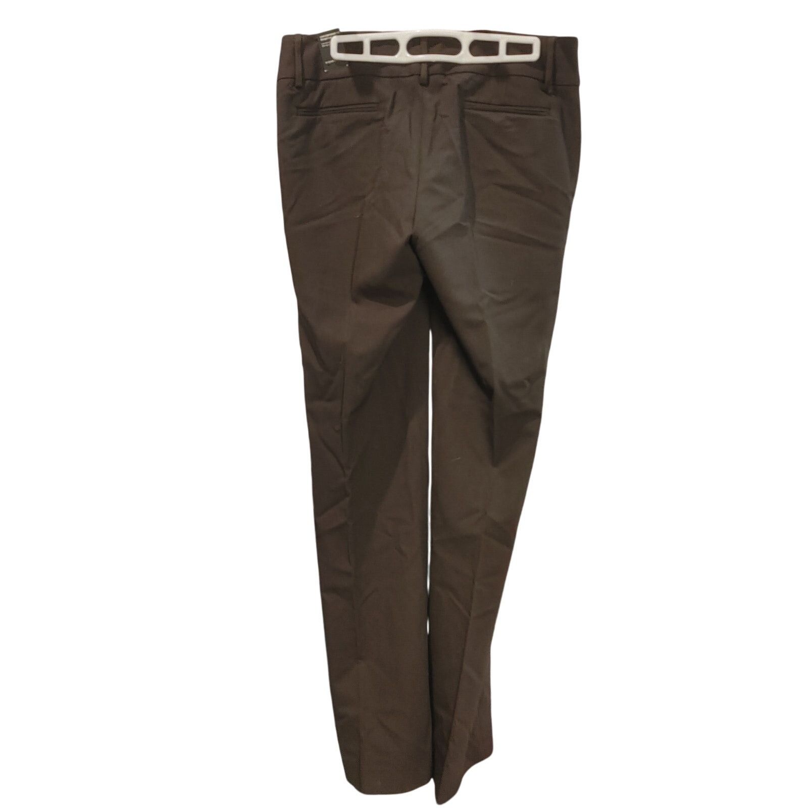 Nordstrom NordstromRack Women 8 Brown Straight Leg Lowrise Dress Pants Size 30" / US 8 / IT 44 - 2 Thumbnail