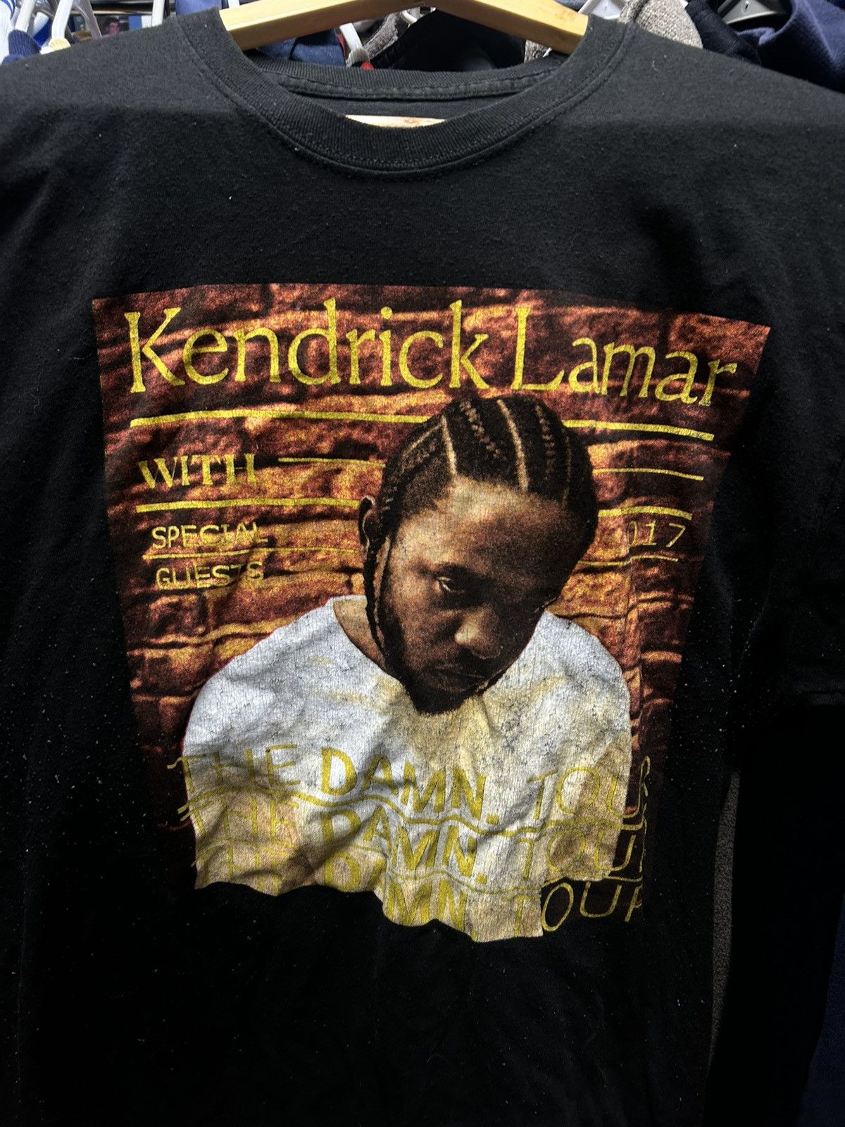 Rap Tees × Vintage Kendrick Lamar The Damn Tour Rap Tee Size US XL / EU 56 / 4 - 3 Thumbnail