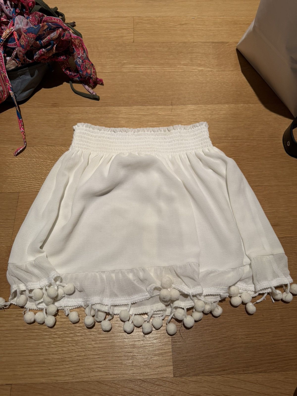 Ramy Brook Ramy brook white pom pom skirt Size 27" / US 4 / IT 40 - 1 Thumbnail