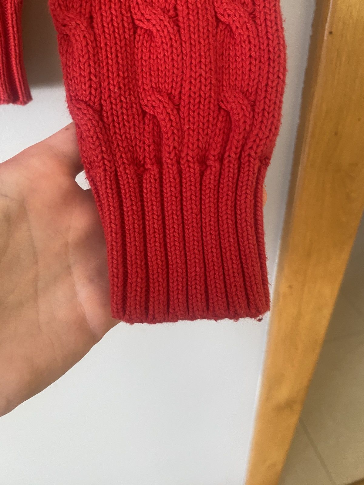 Polo Ralph Lauren × Ralph Lauren Sport Ralph lauren sweater cableknit women red Size M / US 6-8 / IT 42-44 - 4 Thumbnail