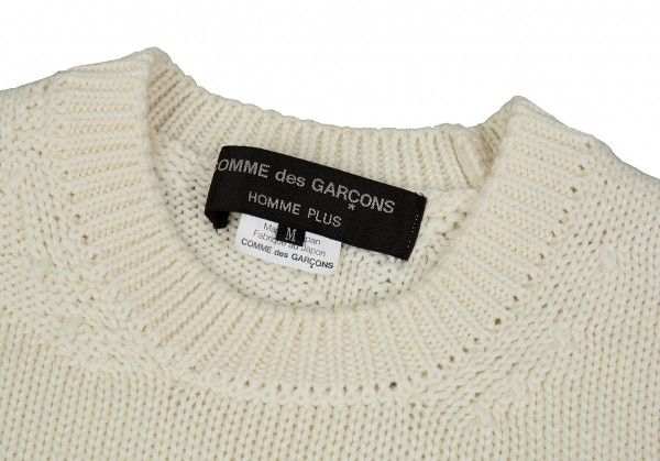 Comme des Garcons × Comme des Garcons Homme × Comme des Garcons Homme Plus RARE SS 2006 Rolling Stones Jacquard Chunky Knit Sweater Size US M / EU 48-50 / 2 - 3 Thumbnail