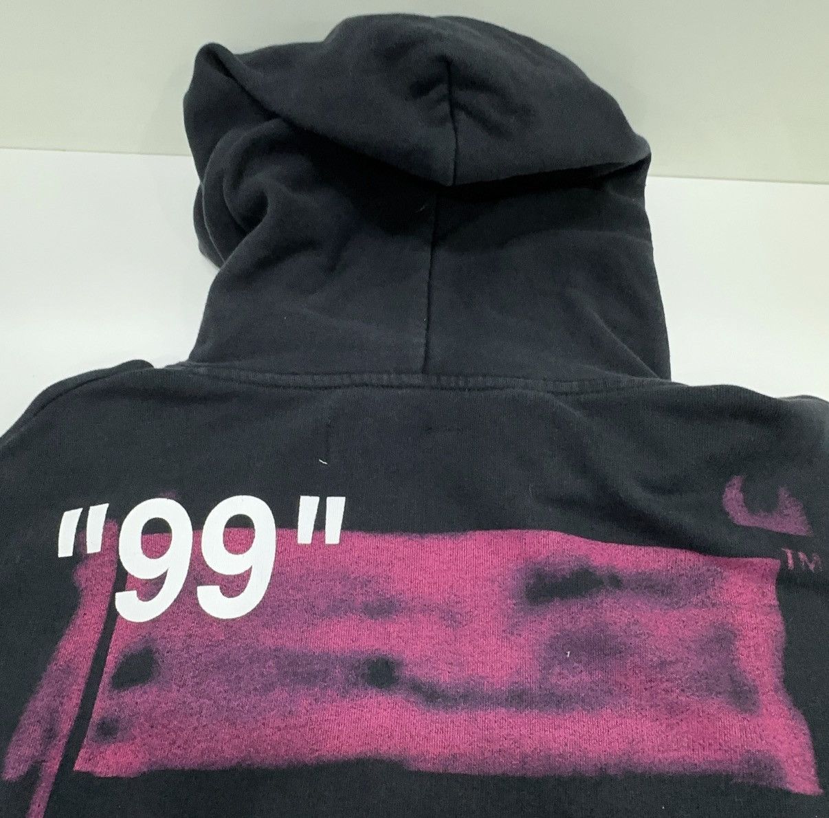 Off-White Off-White Diagonal Stencil Hoodie Size US S / EU 44-46 / 1 - 8 Thumbnail