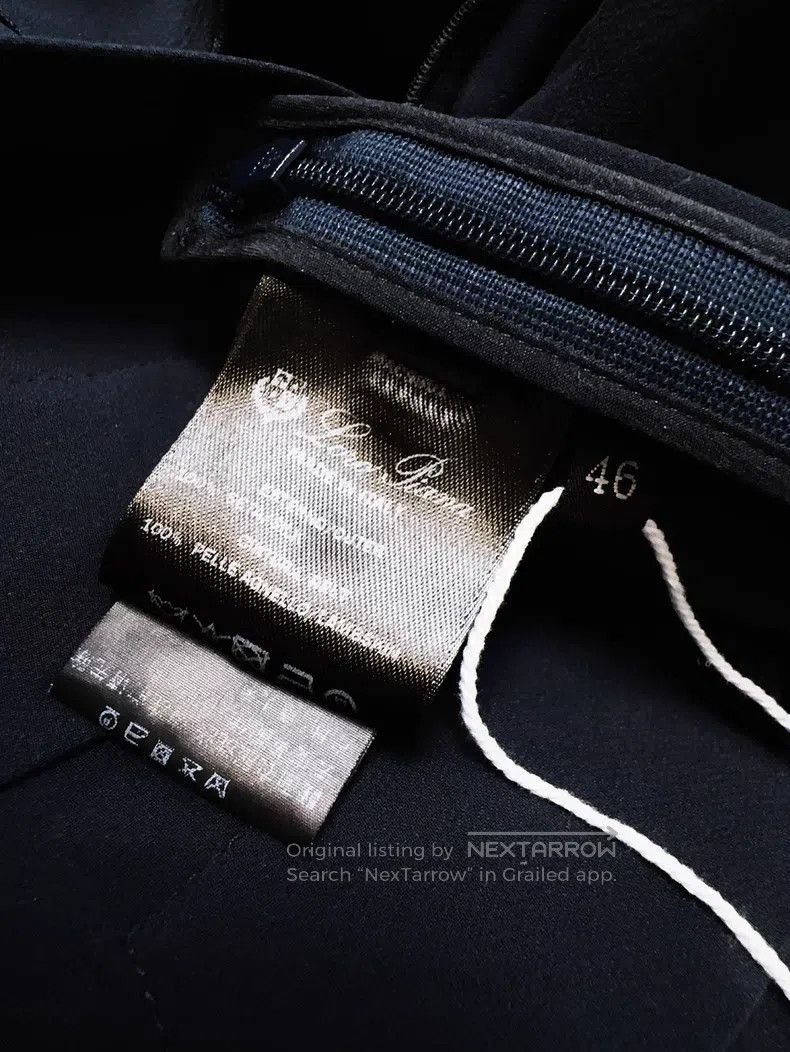 Loro Piana Loro Piana Navy blue pleated mid-length dress Size M / US 6-8 / IT 42-44 - 7 Thumbnail